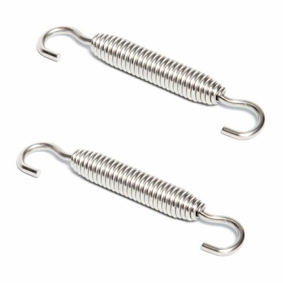 2X Toro 80 mm Auspufffeder für Motorrad