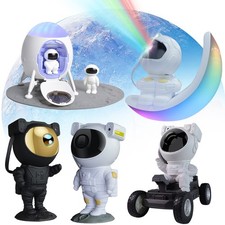 Astronaut Star Projector Galaxy Night Light Starry Nebula Ceiling LED Lamp Decor