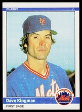 1984 Fleer #590 Dave Kingman - VG