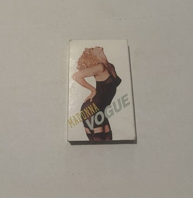 Madonna   Vogue Cassette Single 1990 Sire Records Paper Sleeve Pop Dance