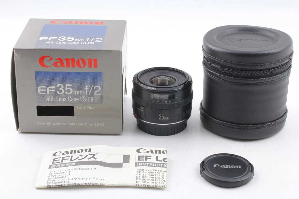 [Sin usar] Lente AF gran angular Canon EF 35 mm F/2 EOS para eos-3 eos-1v de JAPÓN Foto 2 de 4