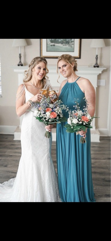 David’s Bridal Bridesmaid Dress, Size 8
