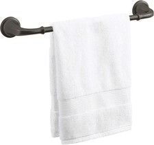 Kohler 26508-2BZ Refined 18" Towel Bar, Oil-Rubbed Bronze, Metal