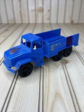 IDEAL BATTLE ACTION COMBAT SET TROOP TRUCK BLUE 1965 3322
