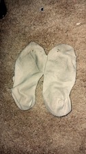 White Cotton Blend Ankle Socks Full Toe Women...