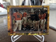 2025 Topps Series 2 San Franciso Giants Team Card #514 GOLD DIAMNTE FOIL /50 SSP