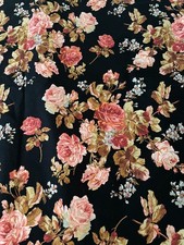 Faye Burgos Marcus Fabric Rose Foundation 5yd...