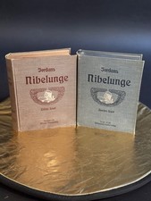 Jordans Nibelunge 2 Bände 1904 Leinen Alt Deutsch Buch Rarität