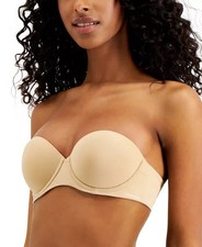 Calvin Klein E3354 Women's Perfectly Fit Push-Up Strapless Bra 34C