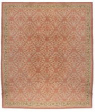 Vintage Light Brick Spanish Hand Knotted Rug 12'5 X 14'2 E21603