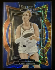 Panini 2025 Select WNBA Marina Mabrey Premier Level #137 Blue Scope /199 Sun