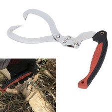 Log Skidding Tong 8 Inch Cr Plated Easy Using Hook Log Grapple Hook for Timber