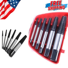 6Pcs Screw Extractor Set Hex Head Multi-Spline Easy Out Bolt Extractor Sets