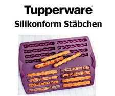 Tupperware Silikon Form Stäbchen & Rezeptheft NEU