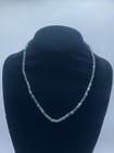 Sterling Silver Moss Agate Round Beads Necklace 14.5g — photo 1