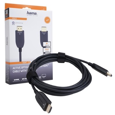 Hama 3m HDMI-Kabel 2.1 Ultra High-Speed 8K 4K HDR10+ HDR eARC für TV PC PS5 XBOX