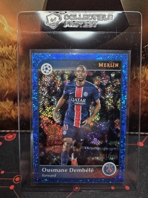 Topps Merlin UEFA Speckle Blu Color Match OUSMANE DEMBELE 1/150 PSG