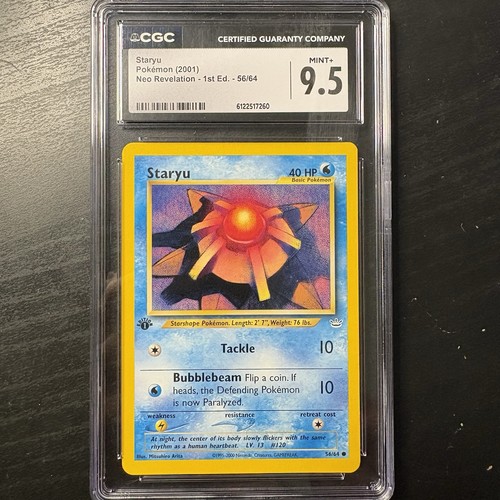 Staryu (1st Edition) graded CGC 9.5 for sale on eBay