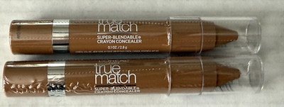L'OREAL Paris True Match Super Blendable Concealer W6-7-8 Med/Deep Lot of 2