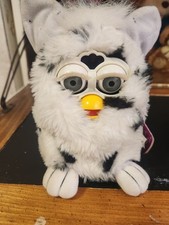Vintage Tiger 1998 Dalmatian White Black Spots Furby Model 70-800
