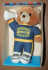 Vintage 1980s University Of Michigan Wolverines Fan Toy (11 inches)