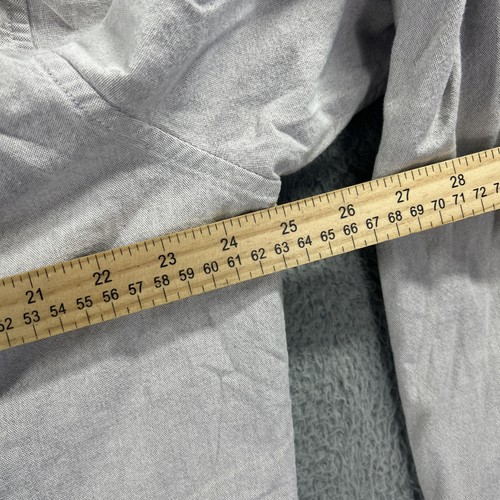 Abercrombie & Fitch Shirt Mens XXL Gray Big Moose Long Sleeve Button Up Stretch - Picture 7 of 7
