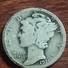 1921 10C Mercury Dime rare clear readable date