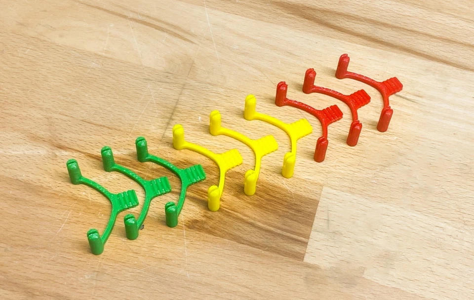 Tapas indicadoras de carga de batería RC - Se adapta a estuche rígido bala de 5 mm, 9 piezas multicolor Foto 4 de 4