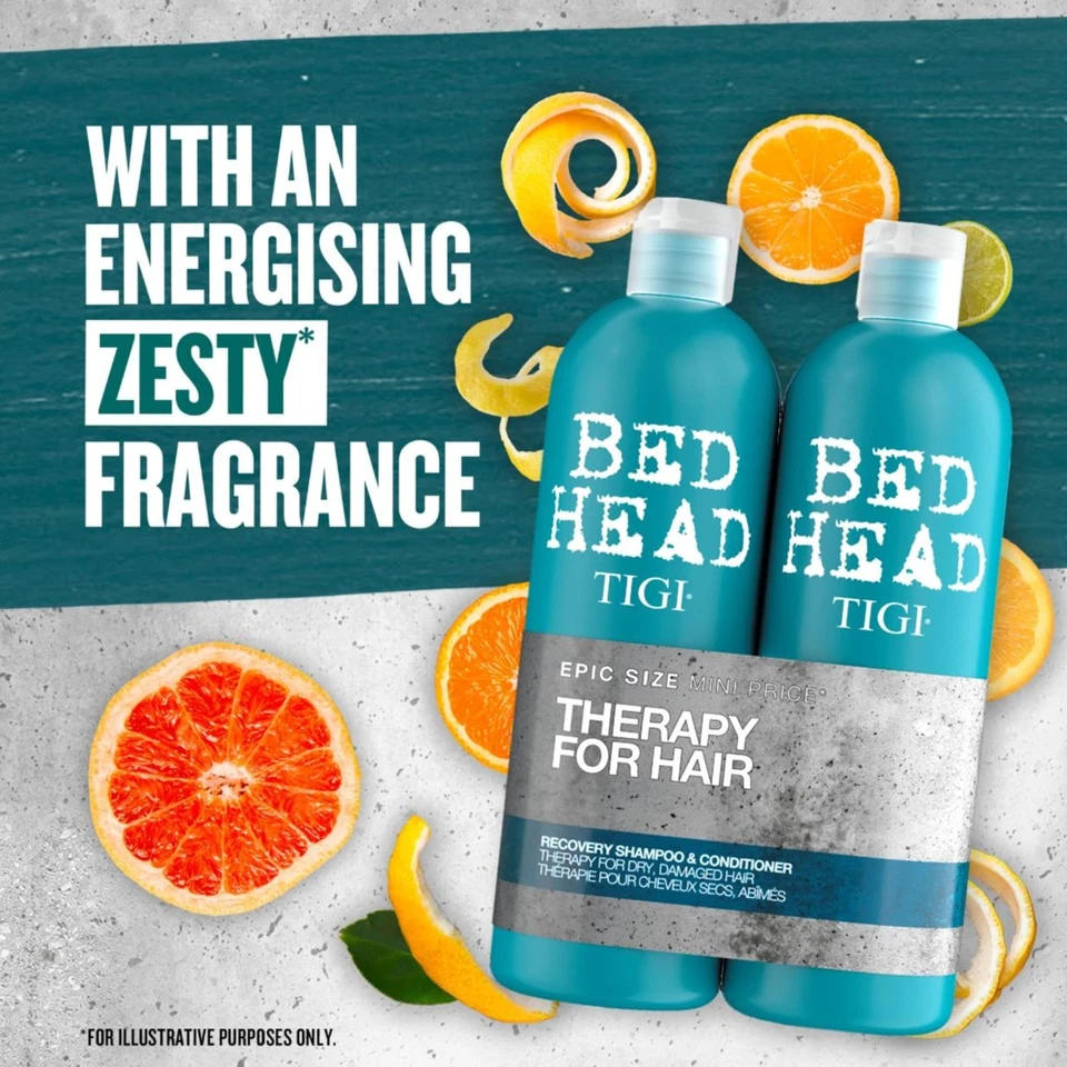 Bed Head by TIGI Shampoo e balsamo Recovery Trattamento ristrutturante e - Immagine 3 di 4