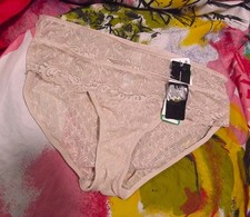 2 NEW WACOAL VIVID ENCOUNTER 843295 253 LACE BIKINI PANTIES L