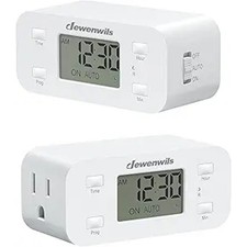 2-pack indoor digital timer set