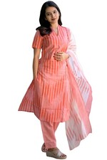 GoSriKi Women's Rayon Viscose Straight Printed Kurta with Pant  Dupatta