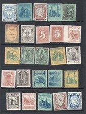 1890er/1900er Kirche von Schottland Anwesenheit/Belohnung Etiketten x 25 verschiedene UM