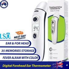 Digital Forehead Ear Thermometer Non-Touch for Children, Baby, Parents