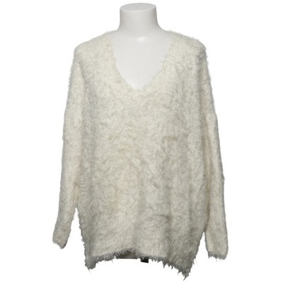 H&M, Strickpullover, Größe: M, Weiß, Einfarbig, Damen #K98