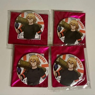 Dr.STONE Nanami Ryusui Big Can Badge 75mm Set of 4 Character Pin