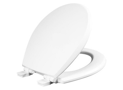 47SLOW 000 Toilet Seat, Whisper Close, Round, White - Quantity 1