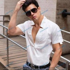 Mens Kurta color White Traditional Mens Cotton Fancy Kurta Festival Dress Kurta