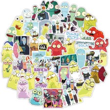 Anime Solar Opposites Assorted Skateboard  Scrapbook Stickers Lot Of 50 Pieces