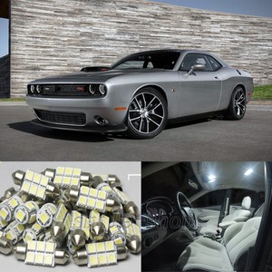 Details About 15 Xenon White Led Interior Light Package Kit For Dodge Challenger 2008 2015