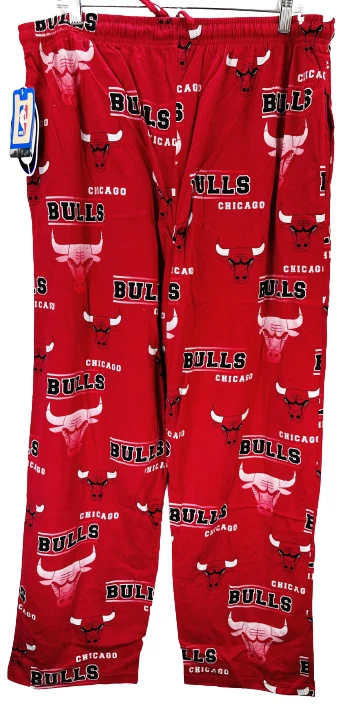 Concepts Sports Men's Chicago Bulls Micro Fleece Pajama Pants,-Red