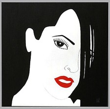 Acrylgemälde auf Keilrahmen, Frauenportrait NEU