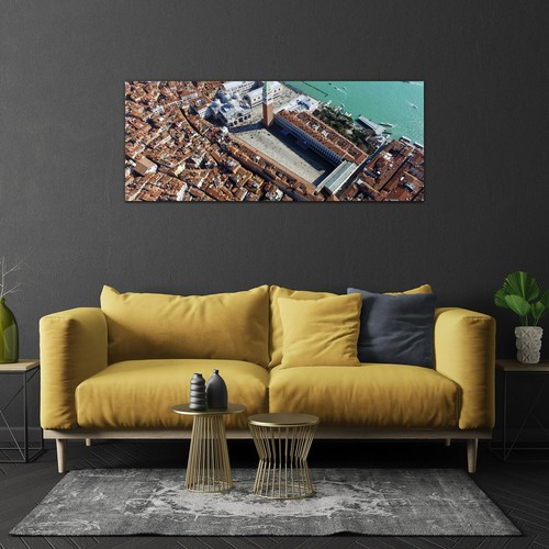 Glasbilder Wandbild Groß Kunstdruck Foto-Bild 125x50 Markusplatz von Venedig - Bild 2 von 6