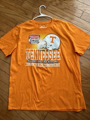 NIKE TENNESSEE BATTLE ON THE BORDER T-SHIRT SIZE XXL VA TECH VS TN 2016