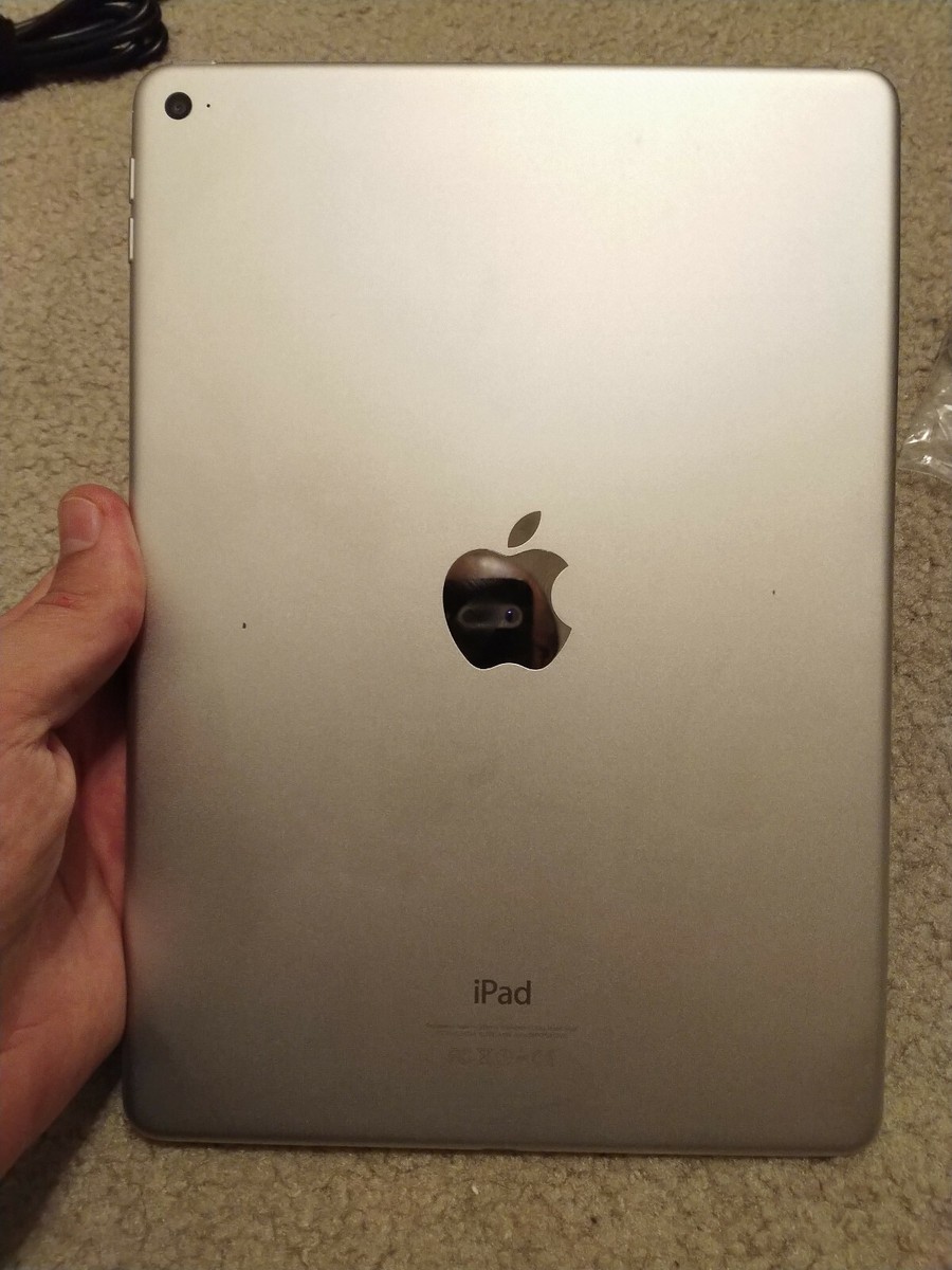 Apple iPad Air 2 9.7in Retina Display Tablet 128GB, Silver/White