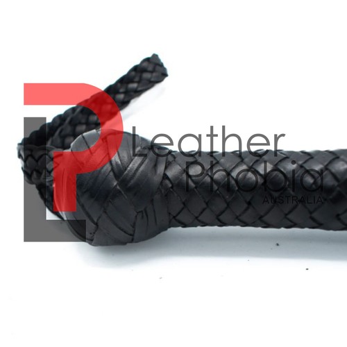 Genuine Leather StockWhip Fully Handmade 4 to 12 Feet 16 Plaits Heavy Duty whips - Picture 11 of 11