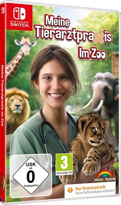 Meine Tierarztpraxis im Zoo - Nintendo Switch - NEU - Code in a Box