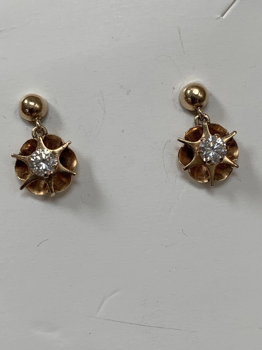 Gold starter earrings deals