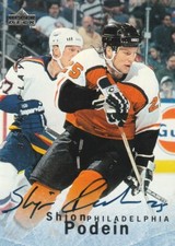 SHJON PODEIN 1995-'96 UPPER DECK BE A PLAYER AUTOGRAPH