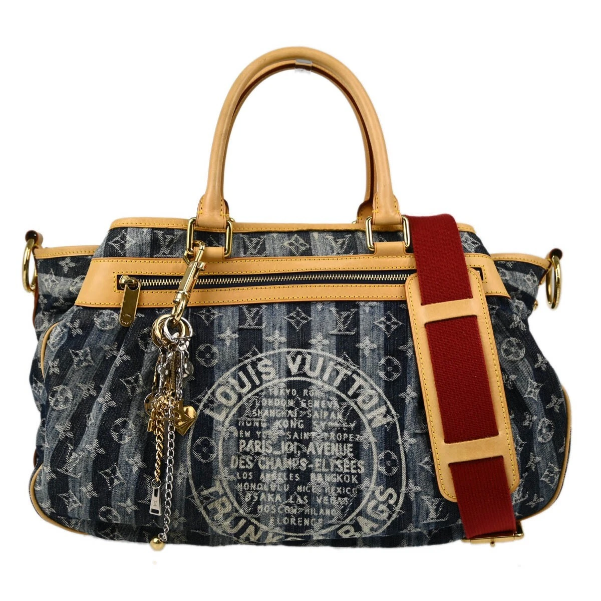 Preços baixos em Exterior de brim Louis Vuitton Grande Bolsas
